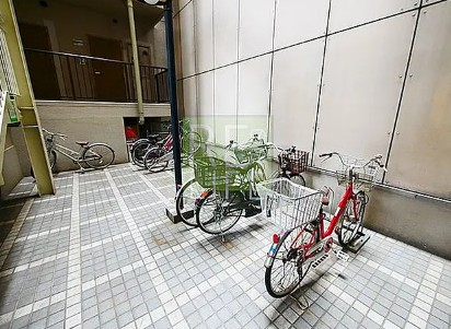 駐車場　駐輪場です