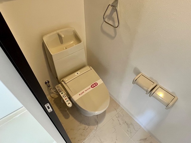 トイレ　ウォシュレット機能付きのトイレです。