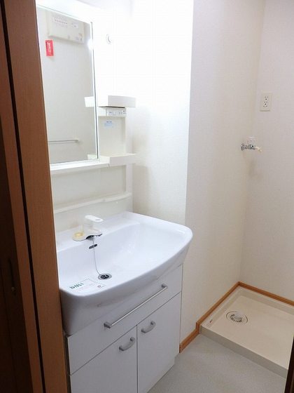 洗面設備　※別号室の写真です