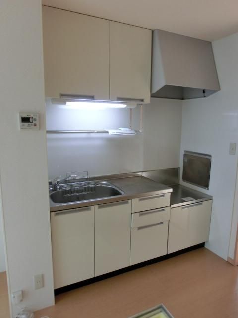キッチン　２口コンロ設置可