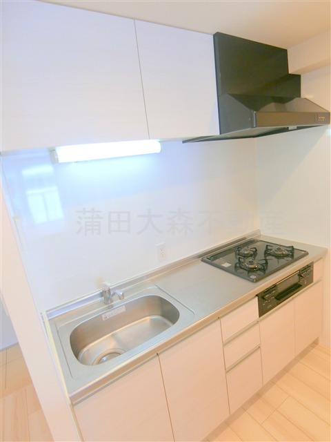 キッチン　3口グリル付システムキッチン