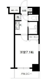 メインステージ茅場町の間取り写真