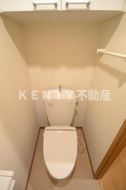 トイレ　ゆったりとした空間のトイレです