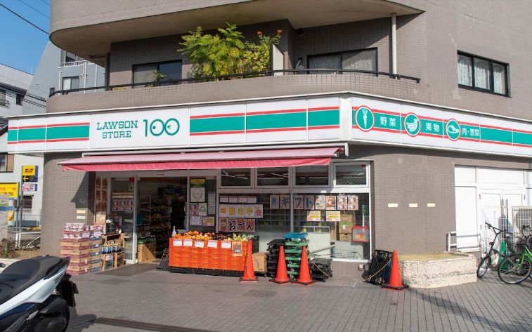 コンビニ　ローソンストア100言問橋店（コンビニ）まで217m