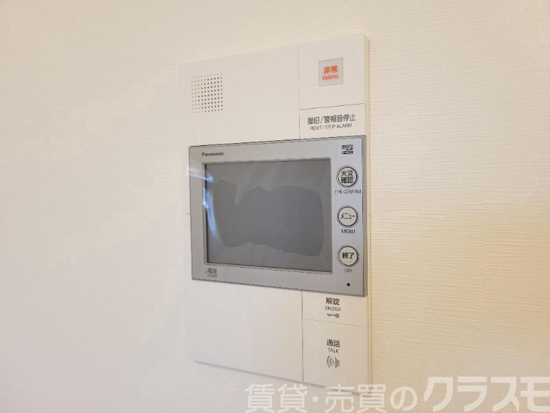 セキュリティ　来訪者が確認できるモニターホン♪