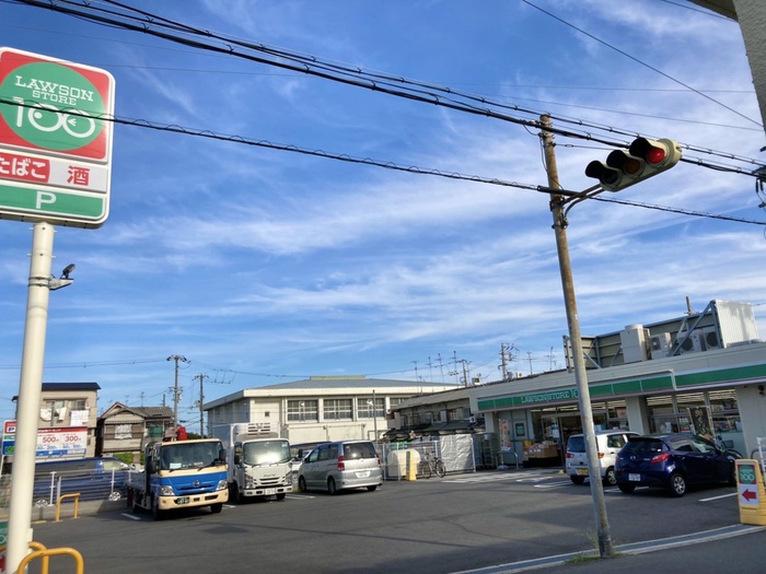 コンビニ　ローソンストア100 住道矢田二丁目店（コンビニ）まで450m