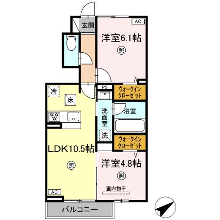 HOPE LODGE Lの間取り写真