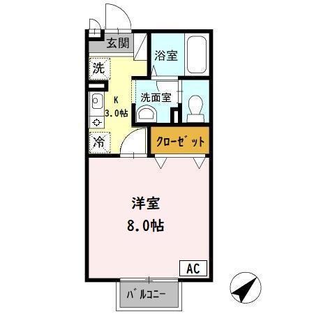 エクセル三城の間取り写真