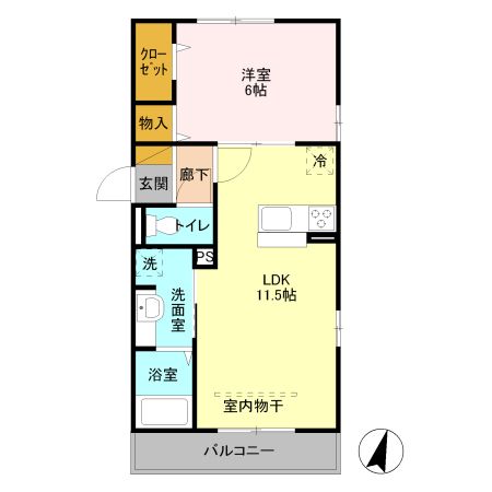 レイクルイーズの間取り写真