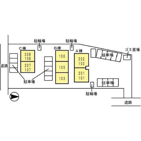 駐車場　車をお持ちの方に嬉しい駐車場付きの物件です