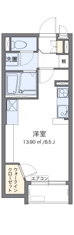京王高尾線 狭間駅 徒歩8分 2階建 築10年の間取り写真