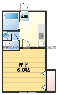 南海本線 難波駅 徒歩9分 3階建 築63年の間取り写真