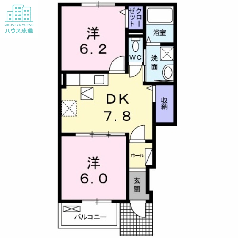エアリーヒルズ参番館の間取り写真