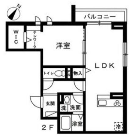 ＪＲ埼京線 北戸田駅 徒歩8分 3階建 築1年の間取り写真