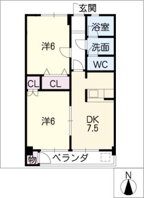 大東山ビルの間取り写真