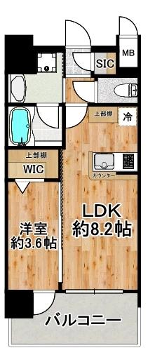 エステムコート難波WEST-SIDEVIIエクシーナの間取り写真