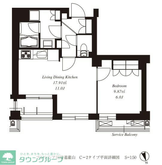 フレンシア田端道灌山の間取り写真