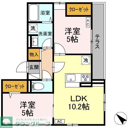 エリオント町田中町の間取り写真