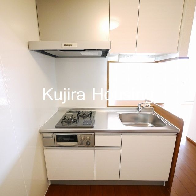 キッチン　２口ガスコンロのシステムキッチン♪
