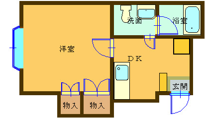 グリーンハイツ豊栄NO2の間取り