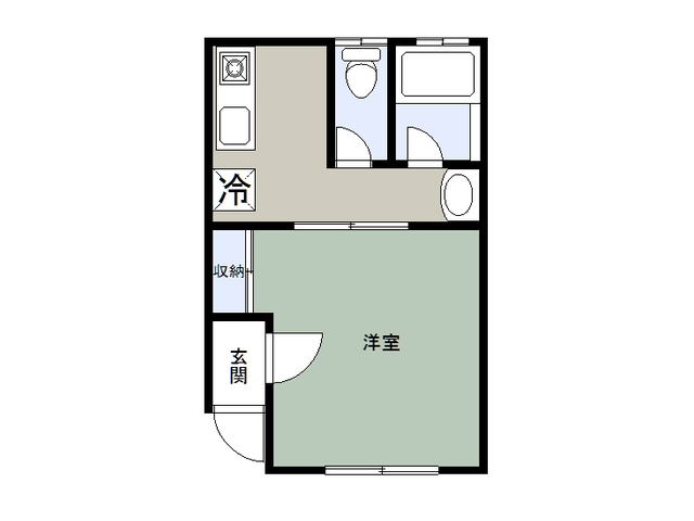 熊谷市万平町のアパートの間取り