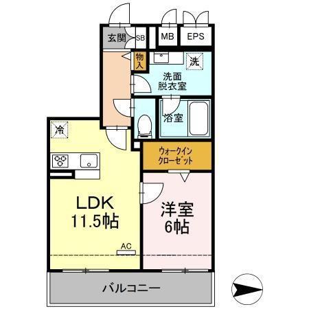 【セブンリリー矢巾の間取り】