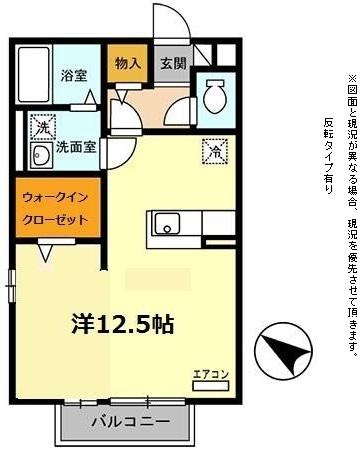 彦根市西今町のアパートの間取り