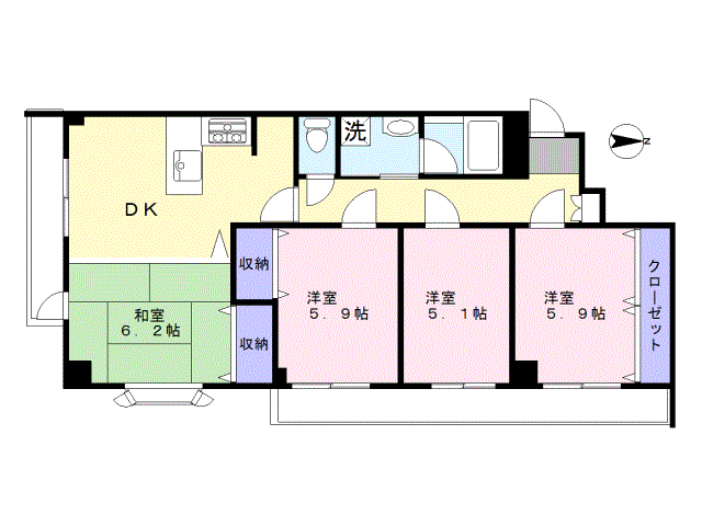 パークシティ桜堤の間取り