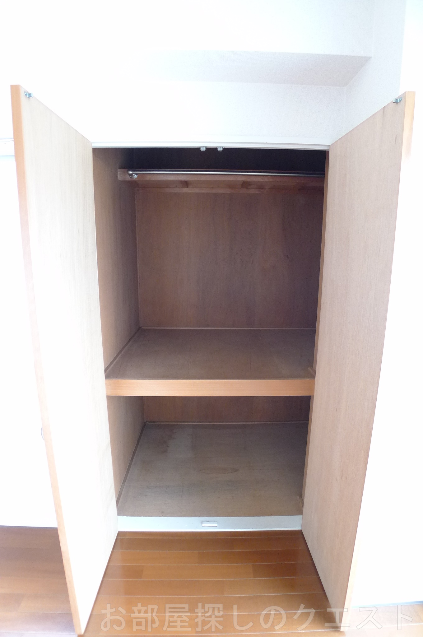 収納　押入れで２段に分けて収納できるので便利ですね☆