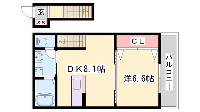 モンレーヴ本町の間取り