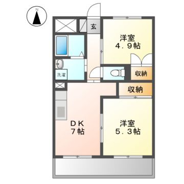 ハミルトンハイツの間取り