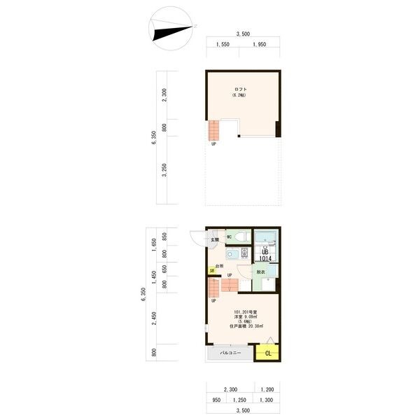 ハーモニーテラス神前の間取り