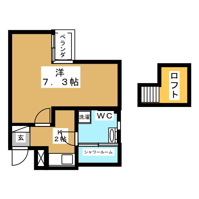 インフィニティ今池の間取り