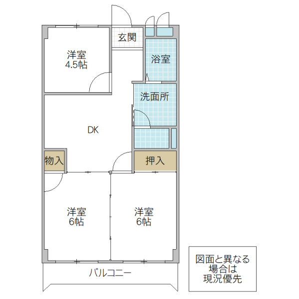 ハイツSTI D棟の間取り