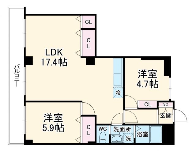 アグリヒル青葉台の間取り