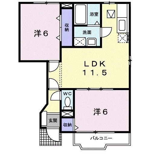 エトワールの間取り