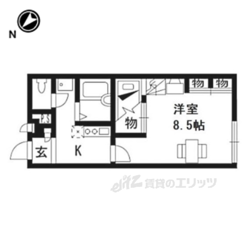 レオパレスＴＳおおつかの間取り