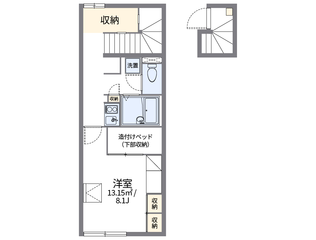 レオパレスカメリアIIの間取り