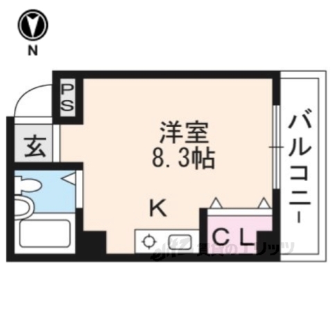 草津市笠山のマンションの間取り