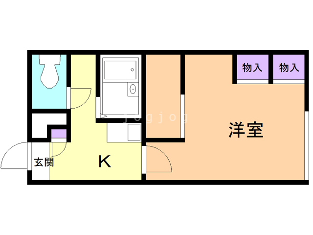 【レオパレスサーヤノードの間取り】