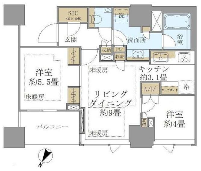 【パークコート千代田四番町の間取り】