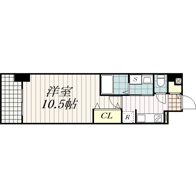 千葉市中央区問屋町のマンションの間取り