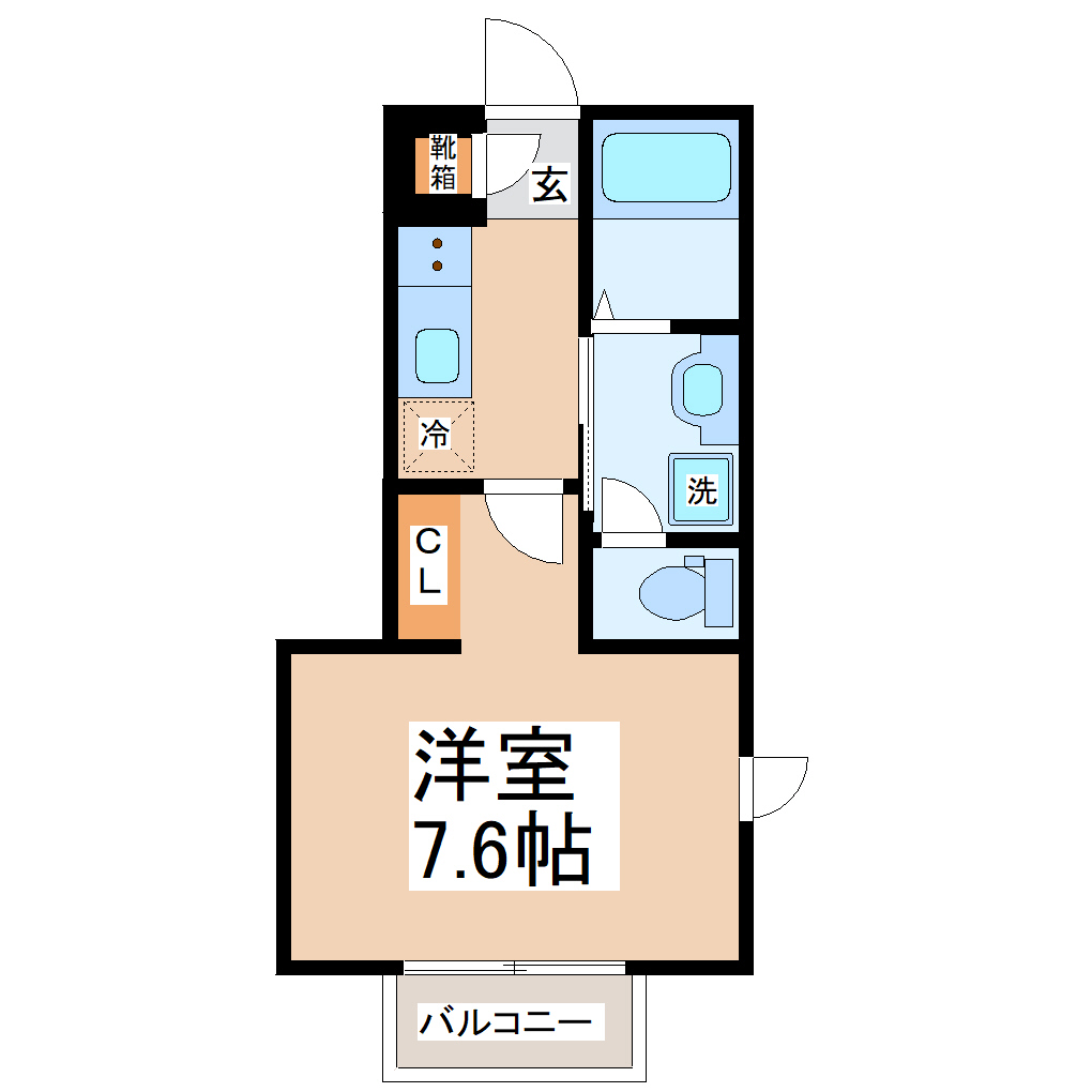 ミルフィーユ広表Aの間取り