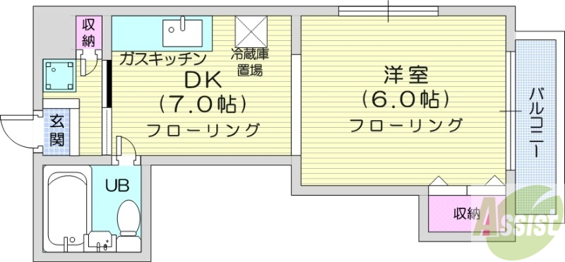 札幌JOW2ビルの間取り