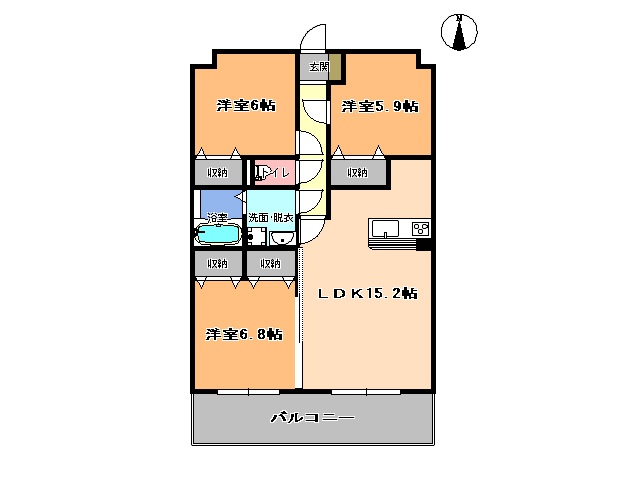 プラスペリティの間取り