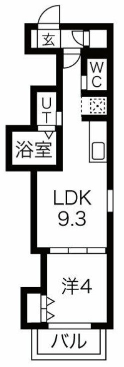 堺市堺区桜之町東のアパートの間取り