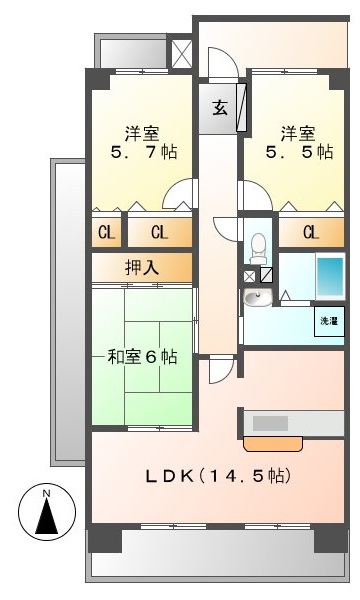 アルファステイツ光南町の間取り