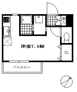 シャーメゾン湊川の間取り