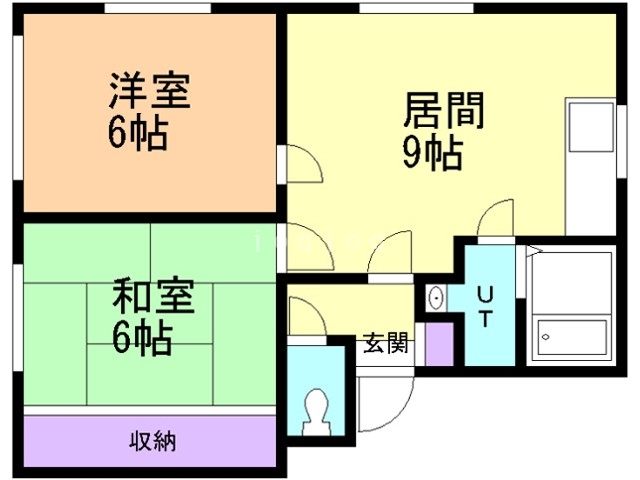 イトーピアハイツＭ５の間取り