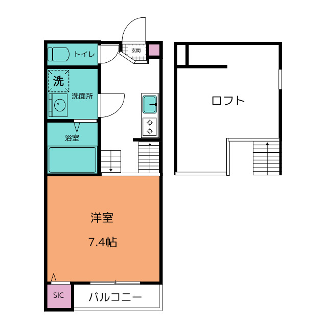 Ｇｒａｎｄｅ鶴舞の間取り